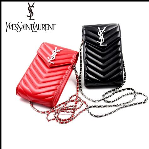 ysl phone cover|YSL mini phone holder.